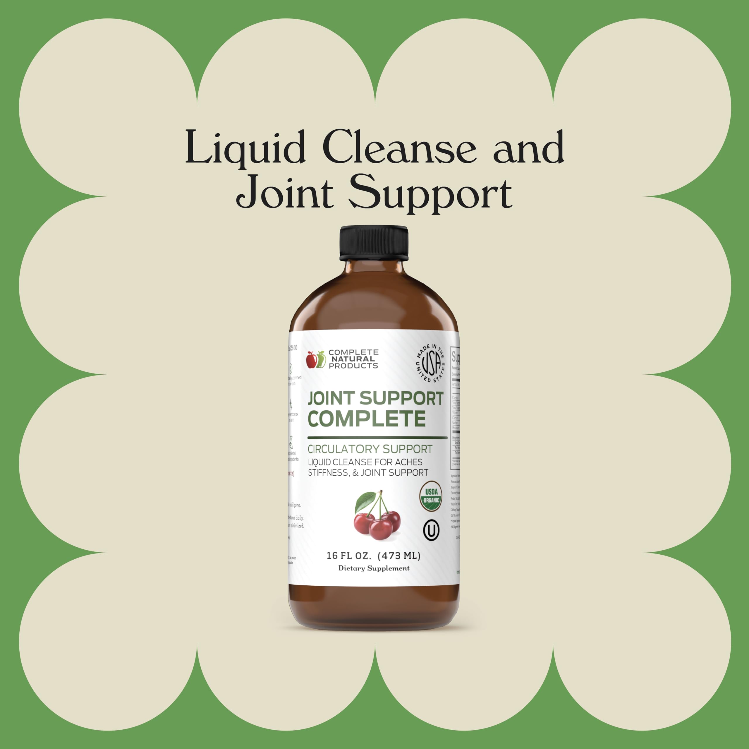 Complete Natural Products Joint Support Complete – 16 Fl Oz Organic Liquid Joint Supplement with Glucosamine Chondroitin MSM – Natural Uric Acid Cleanse & Herbal Joint Health Support for Mobility Complete Natural Products buy australia supplements