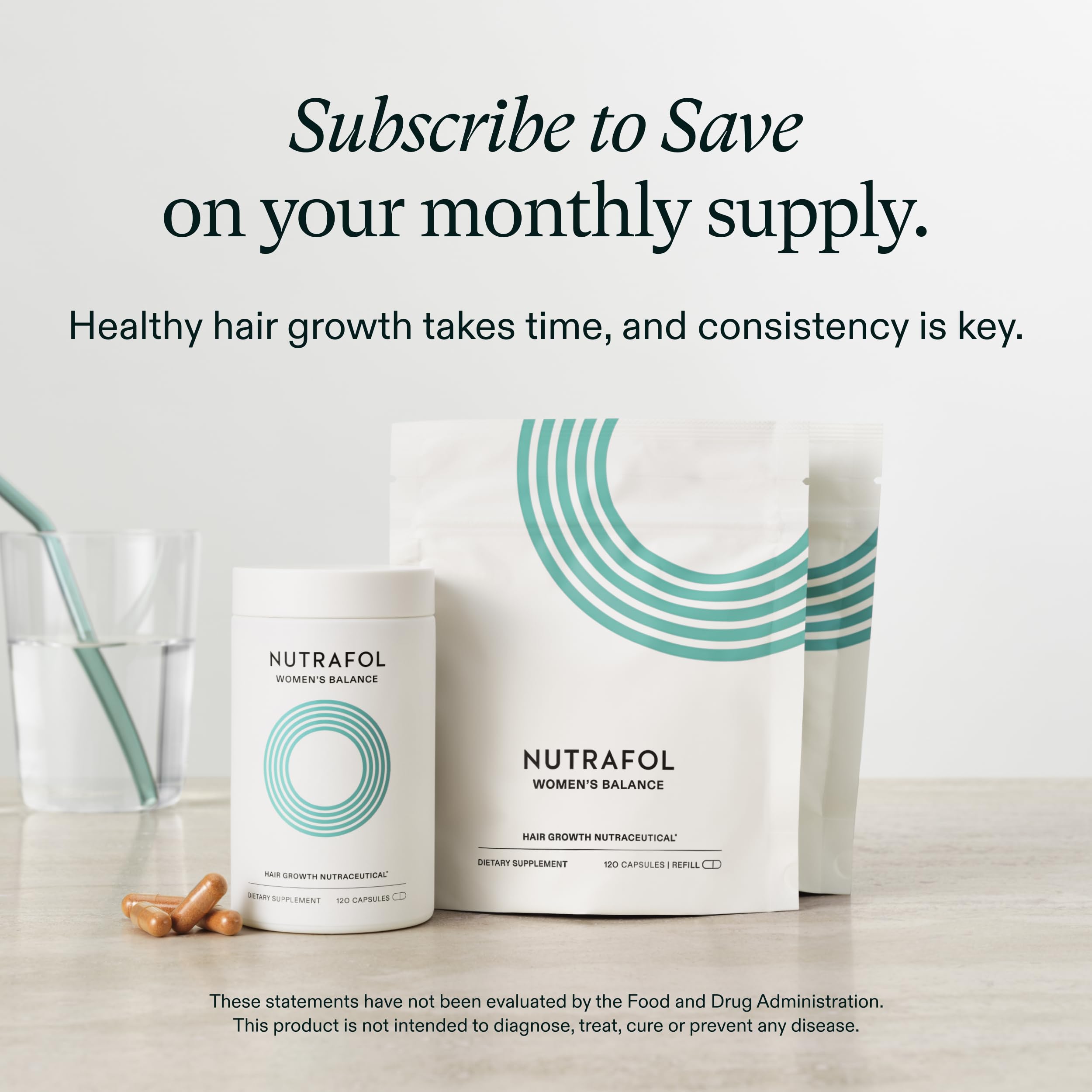 Nutrafol Women's Balance Hair Growth Supplements, Ages 45 and Up, Clinically Proven for Visibly Thicker Hair and Scalp Coverage, Dermatologist Recommended - 1 Month Supply Nutrafol buy australia supplements
