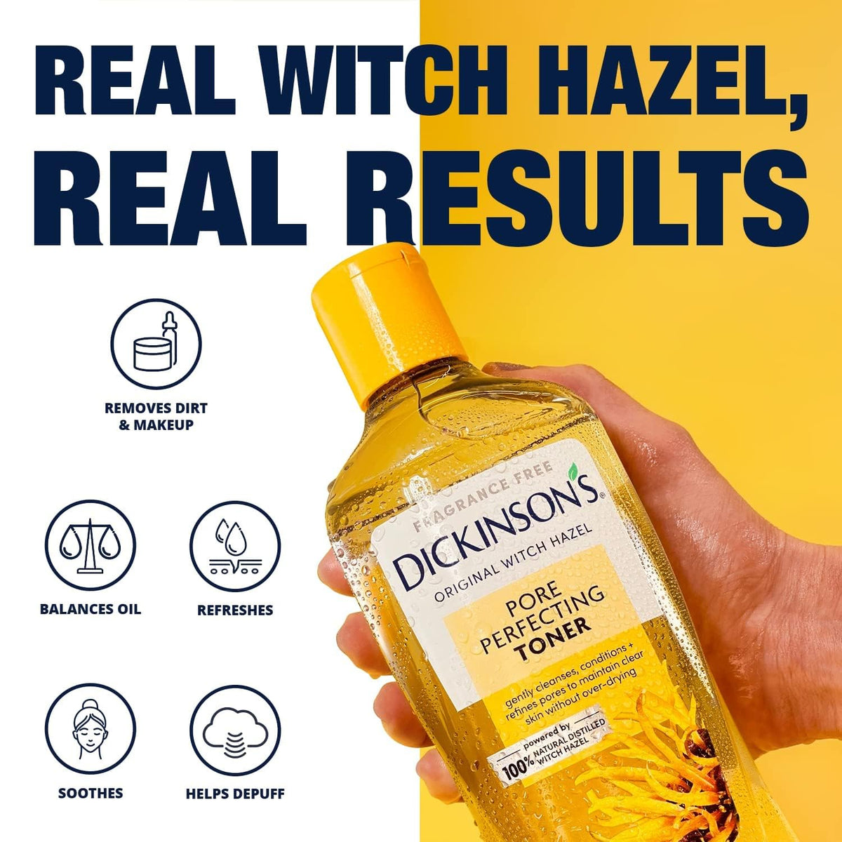 Dickinson's Witch Hazel Pore Perfecting Toner | 16 Fl Oz Dickinson's