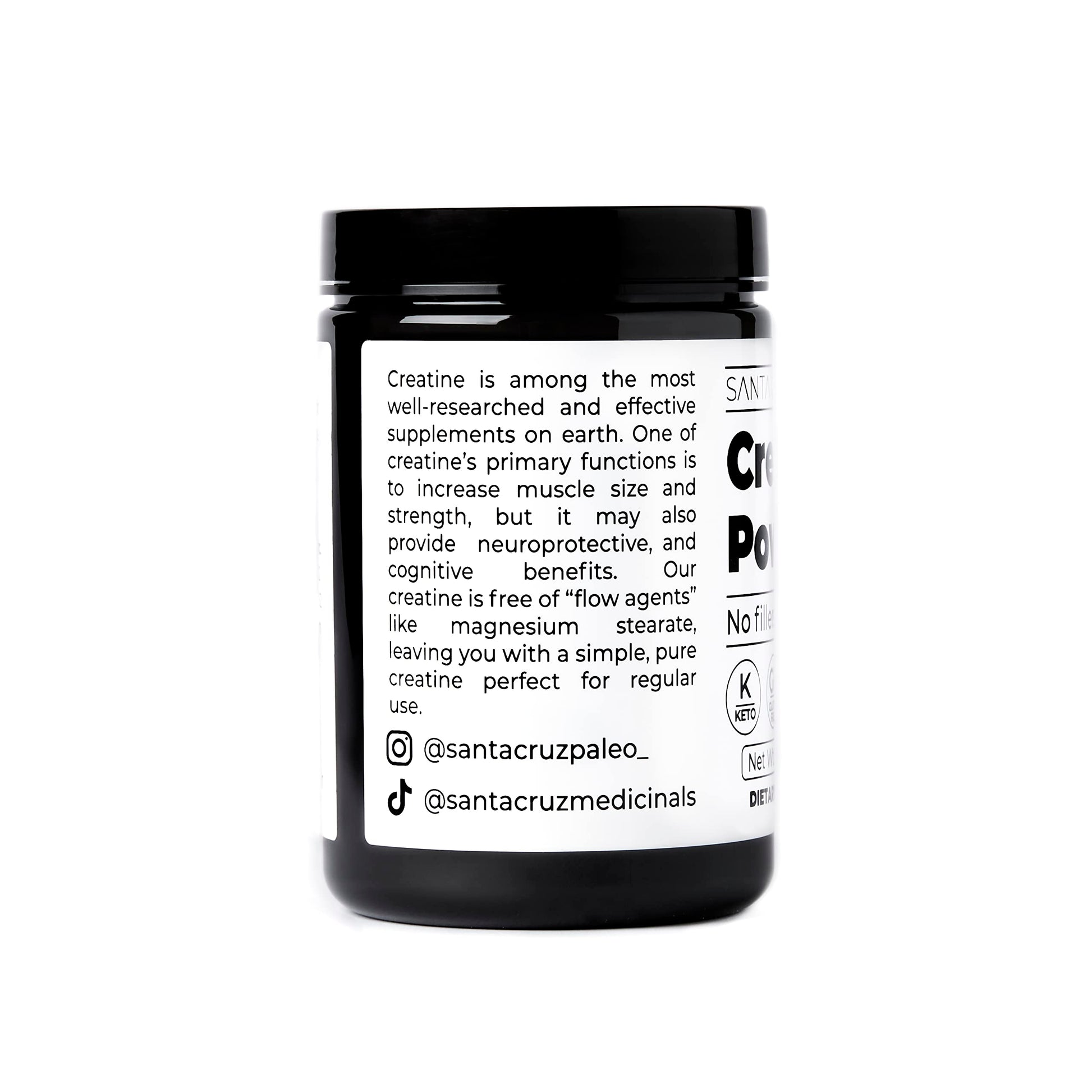 Santa Cruz Paleo, Creatine Monohydrate Powder Micronized, Unflavored Pre Workout and Muscle Support Supplement, Gluten Free Keto, Mix with Water or Shakes Santa Cruz Paleo buy australia supplements