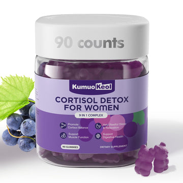 Cortisol Supplements for Women, Lower Cortisol for Women, Cortisol Gummies with Ashwagandha, Magnesium, L-Theanine, Phosphatidylserine, Vitamin, Relaxation, Focus, Sugar-Free, Vegan, 90 Count KumuoKeol buy australia supplements