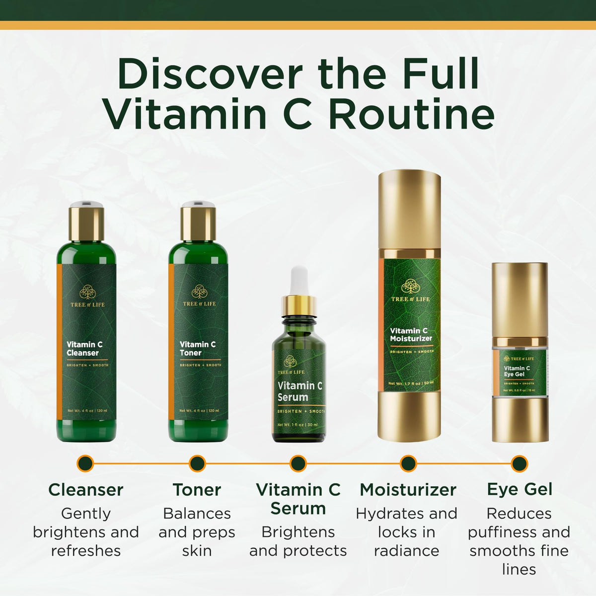 Tree of Life Vitamin C Serum for Face, Dark Spots Remover Face Oil, 1 Fl Oz Tree of Life