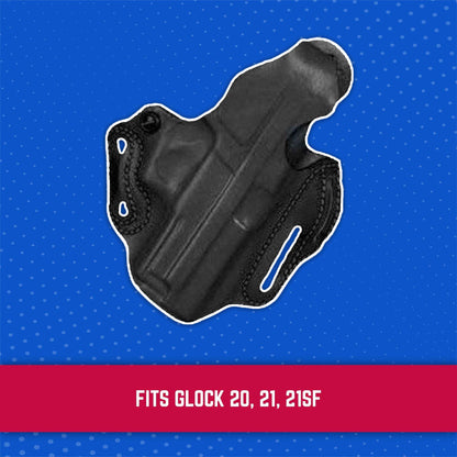 DeSantis Thumb Break Scabbard - OWB Gun Holster for Men and Women, Leather Belt Slide Holster for Pistols, Exact Molding, Secure and Highly Concealable OWB Carry Gsupps Australia