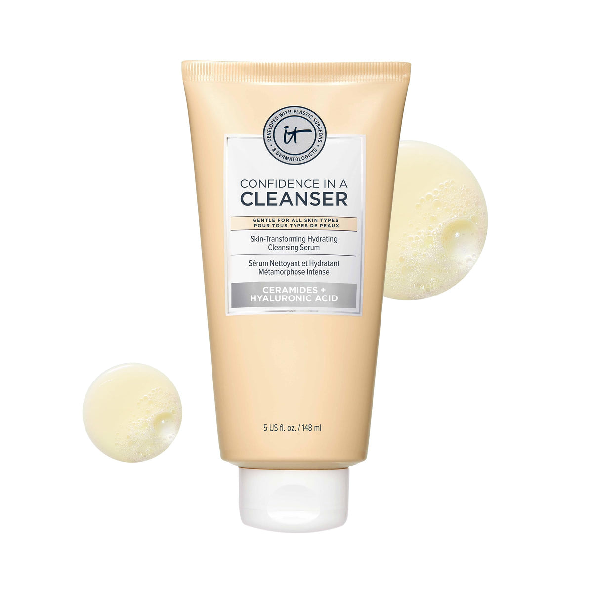 IT Cosmetics Confidence in a Cleanser - Hydrating Serum Face Wash (5 fl oz) IT Cosmetics
