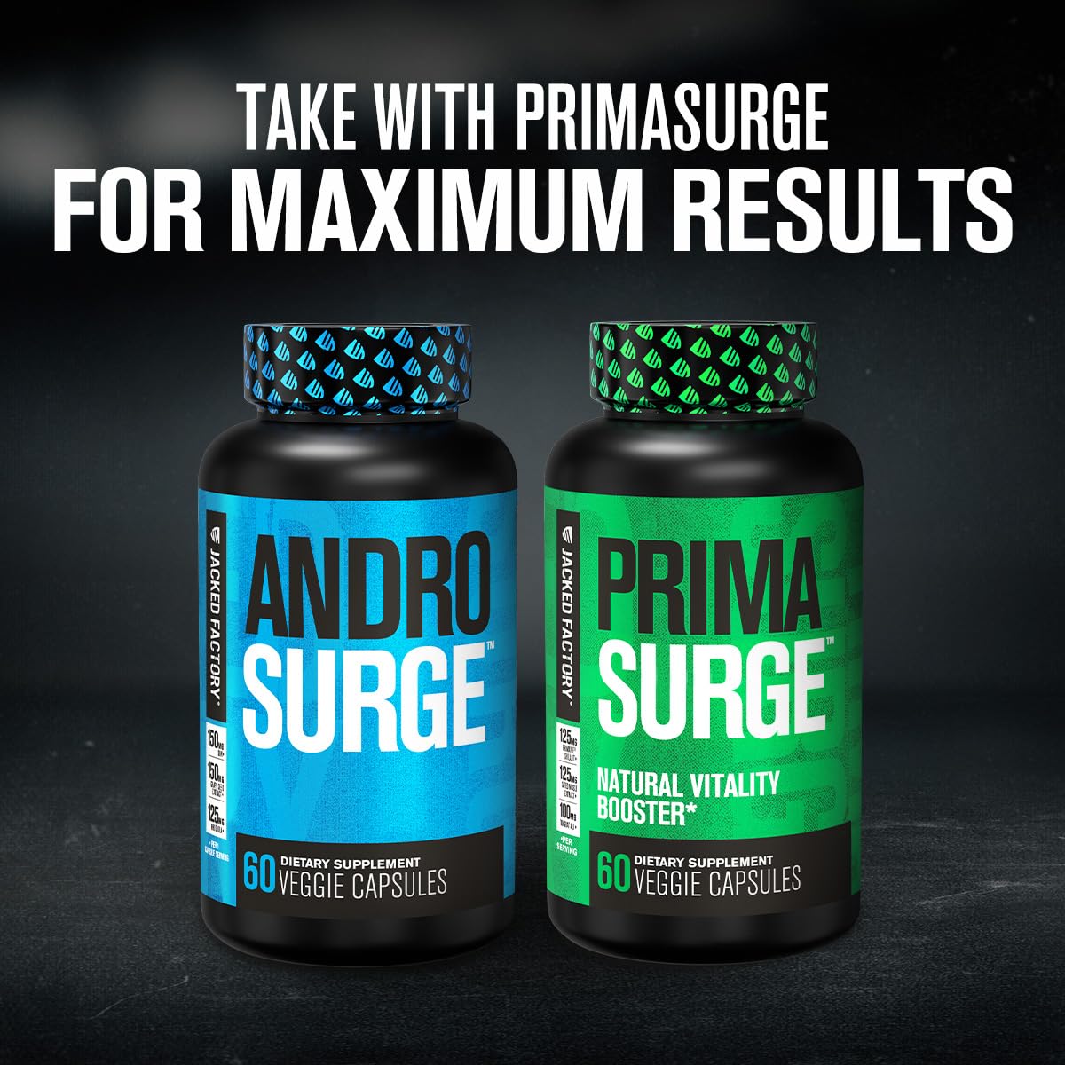 Jacked Factory Androsurge Estrogen Blocker for Men - Natural Testosterone Booster for Men & Estrogen Metabolizer with Tongkat Ali, DIM, Long Jack & More Jacked Factory buy australia supplements