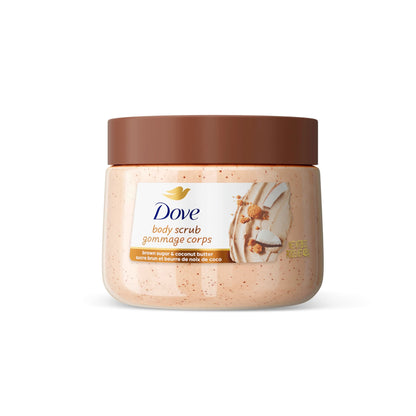 Dove Brown Sugar and Coconut Butter Body Scrub Exfoliates and Deeply 15 oz Dove