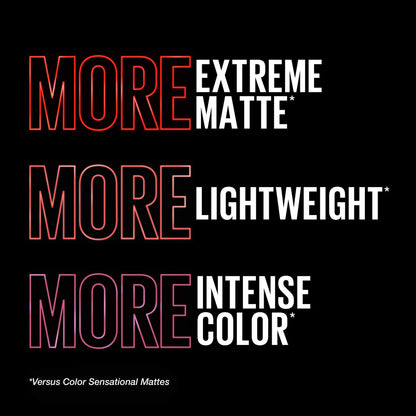 Maybelline Color Sensational Ultimatte Matte Lipstick, Non-Drying, Intense Color Pigment, More Truffle, Cocoa Brown, 1 Count MAYBELLINE