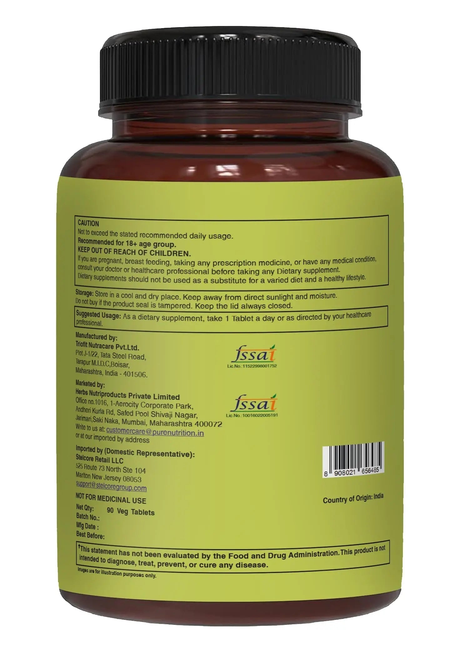 Pure Nutrition Whole Food Multivitamins for Men | 90 Tabs | One-A-Day | 100% RDA | 24 Natural Vitamins and Minerals | PURE NUTRITION NATURAL TREASURES buy australia supplements