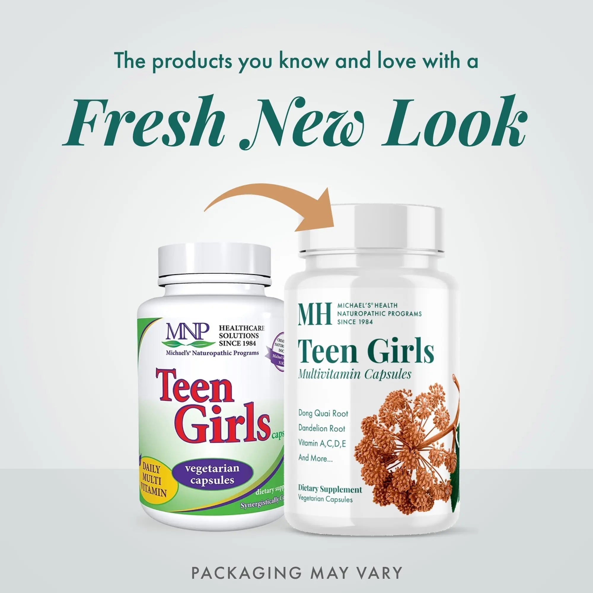 MICHAEL'S Health Naturopathic Programs Teen Girls Multivitamin - 120 Vegetarian Capsules - Nutrients for Healthy Growth & Development MICHAEL'S buy australia supplements