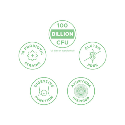 Ancient Nutrition Probiotics, Probiotics Ultimate 100 Billion CFUs*/Serving, Digestive and Immune Support, Gluten Free, Ancient Nutrition