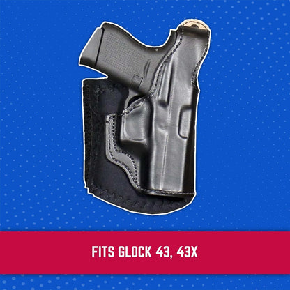 Desantis Die Hard Ankle Rig - Fits Glock 43 & More - Right Hand Draw, Black Gsupps Australia