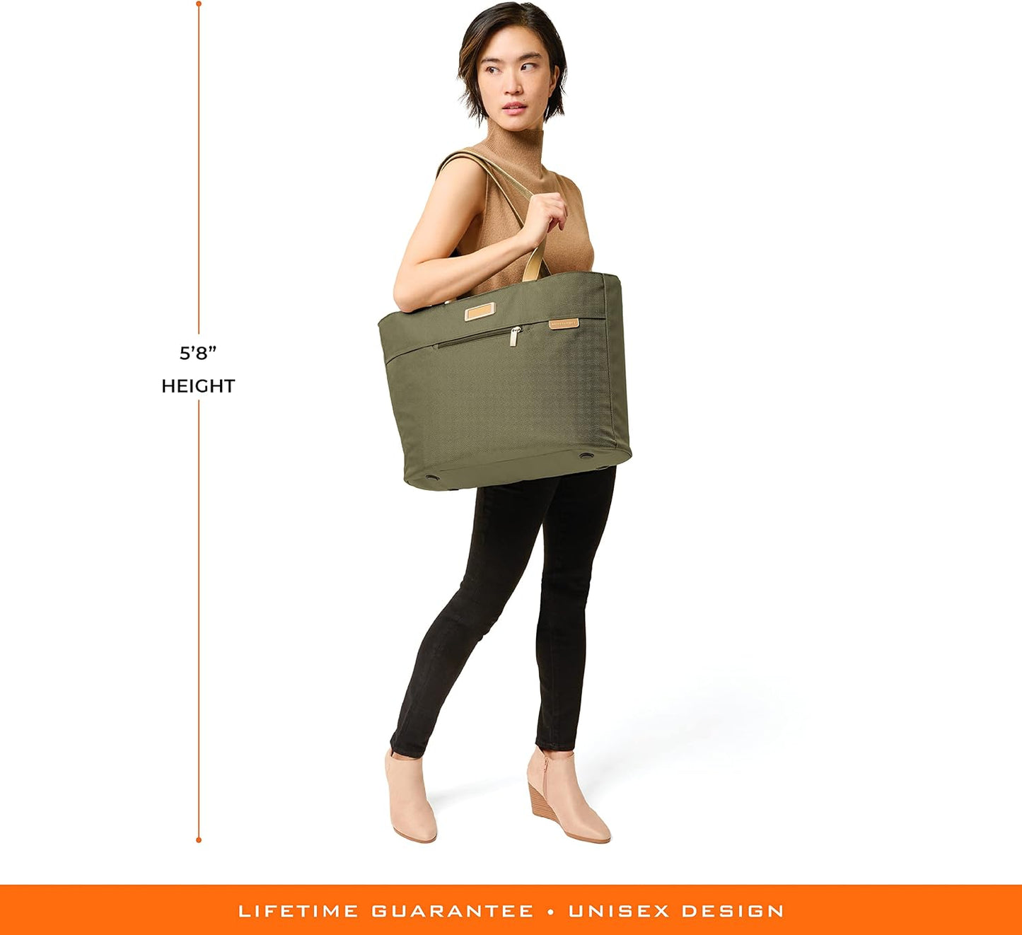 Briggs & Riley Traveler Tote Bag - Nylon Tote Bag for Weekend Travel & Work, Smooth Zipper Closure - Baseline Collection Gsupps Australia