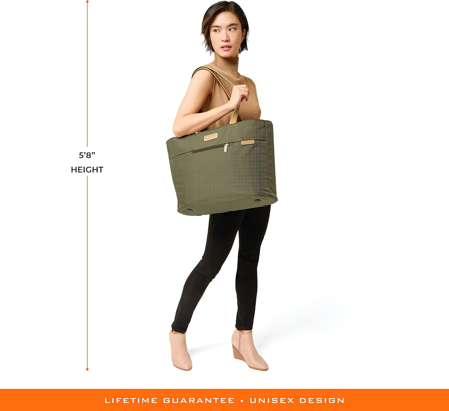 Briggs & Riley Traveler Tote Bag - Nylon Tote Bag for Weekend Travel & Work, Smooth Zipper Closure - Baseline Collection Gsupps Australia