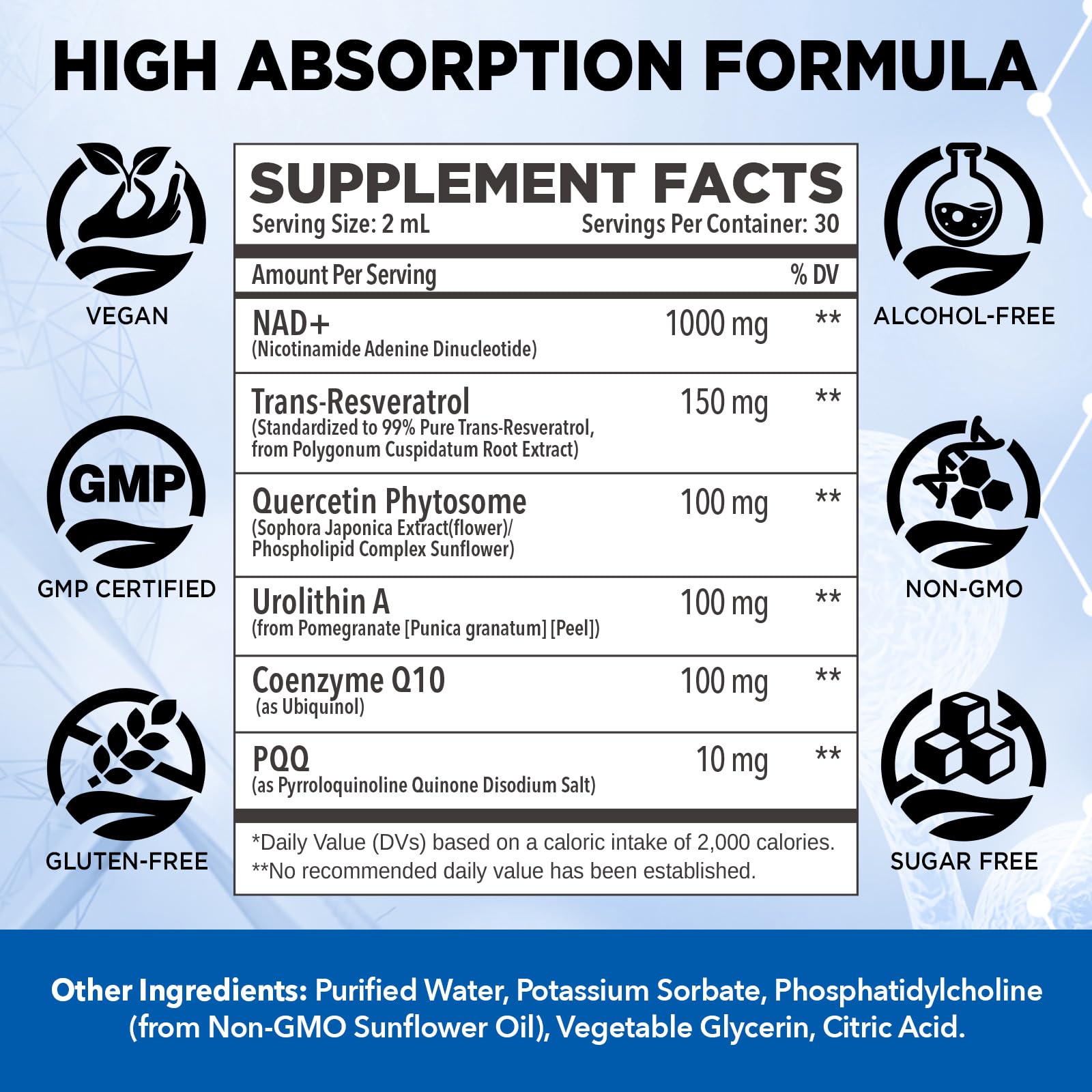 NATISLAND Liposomal NAD Supplement, 1000mg NAD+ Liquid Drops for Women & Men, with Resveratrol, Urolithin A, Quercetin, CoQ10 & PQQ, for Cellular & Metabolism Health, Energy & Anti-Aging, 2 Fl Oz NATISLAND buy australia supplements