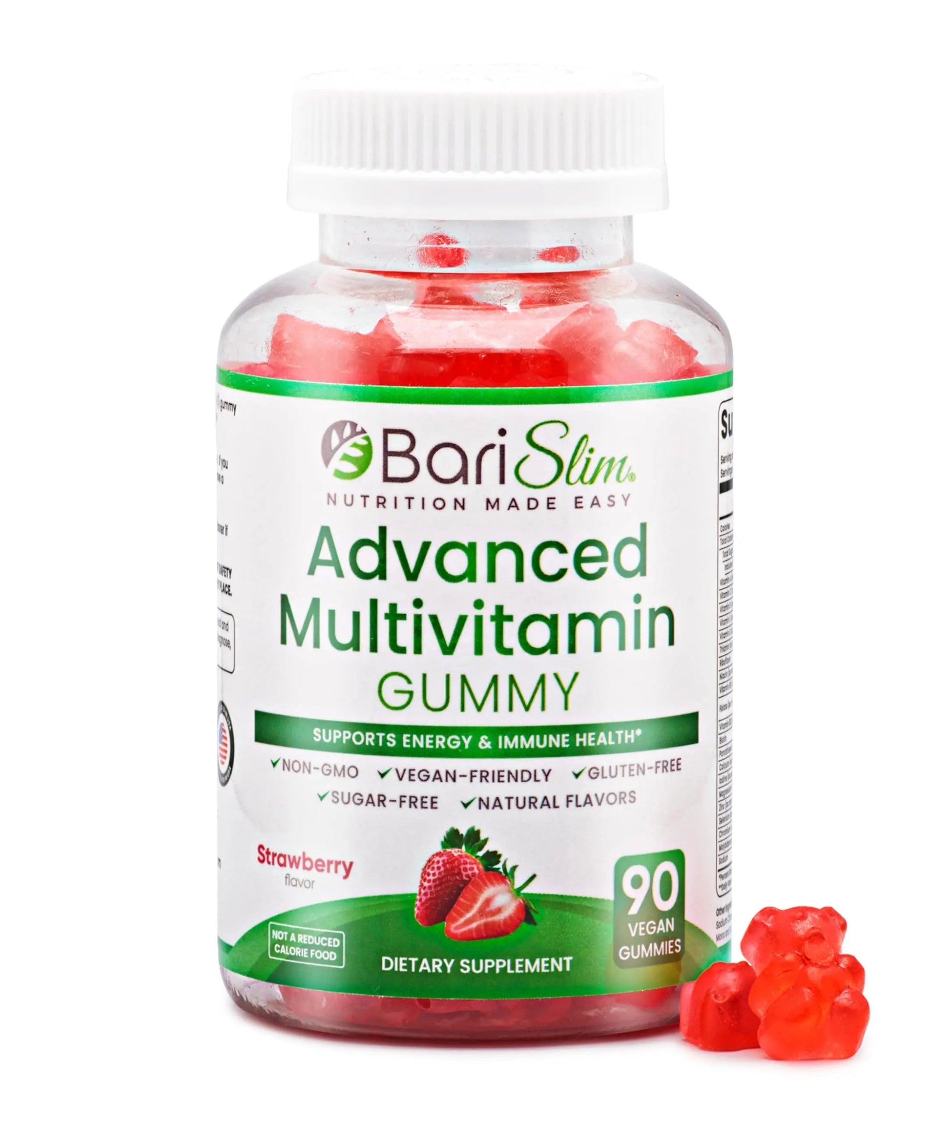 BariSlim Advanced Bariatric Multivitamin Gummies - Specially Formulated Bariatric Vitamins for Patients After Weight Loss Surgery BariSlim buy australia supplements