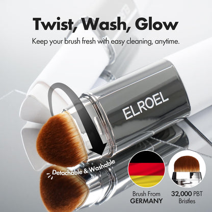 ELROEL Blanc Cover Cream Stick V White - Korean Foundation (#202 Natural) ELROEL