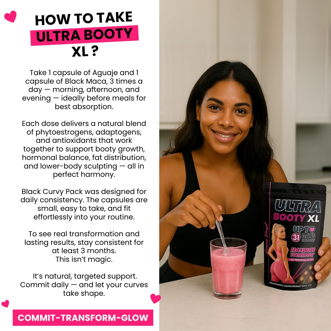 Curvy Fruit Maximum Booty Growth – Ultra Booty Powder with Aguaje + Black Maca – Glute Volume Supplement for Women Curvy Fruit buy australia supplements