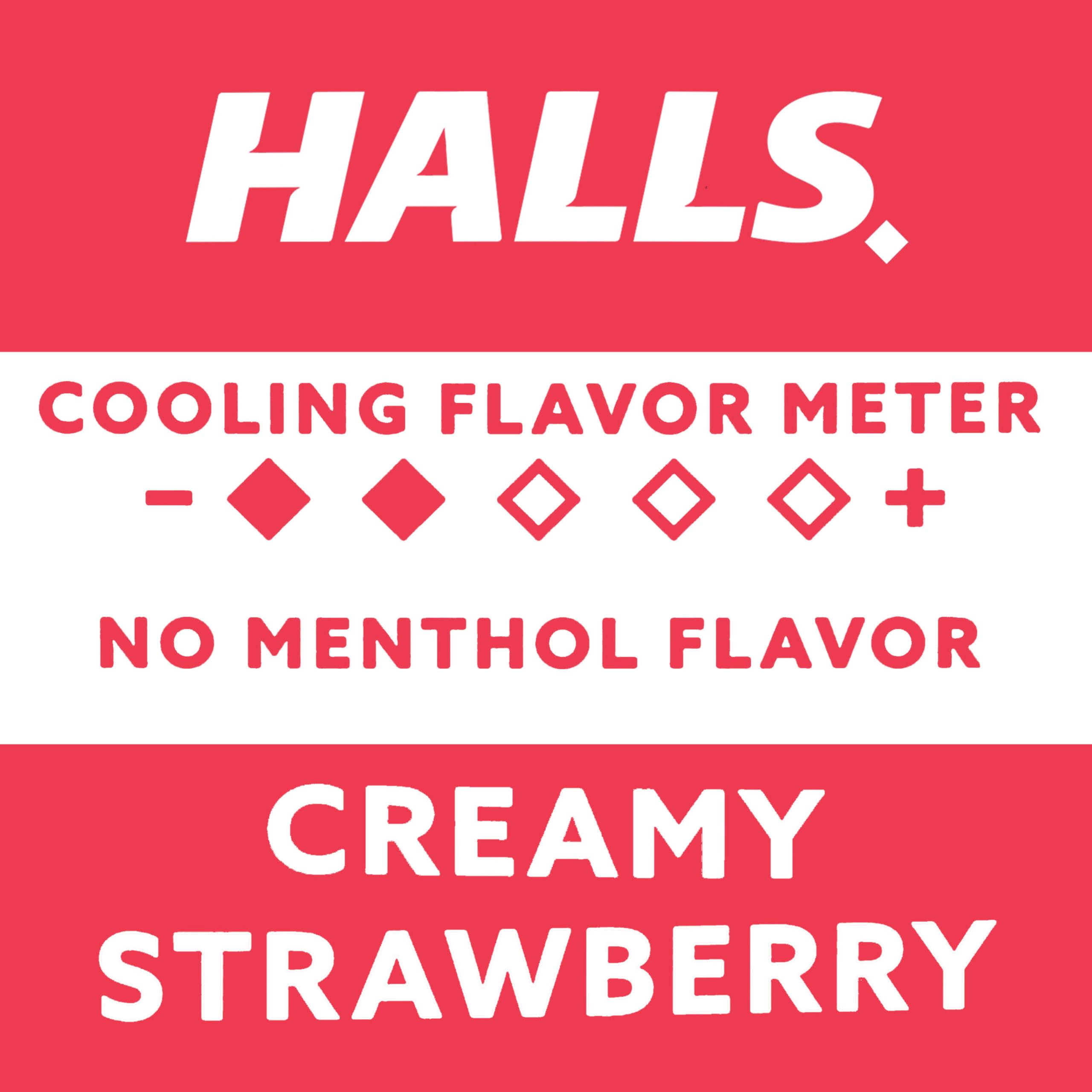 HALLS Throat Soothing Creamy Strawberry Throat Drops, 70 Drops HALLS buy australia supplements