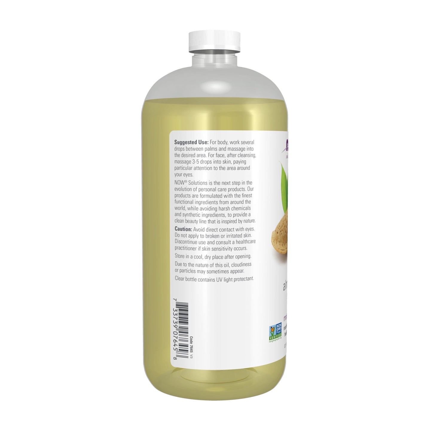 NOW Foods Solutions, Sweet Almond Oil, 100% Pure Moisturizing Oil, Promotes Healthy-Looking Skin, Unscented Oil, 16-Ounce,Package may vary Gsupps Australia
