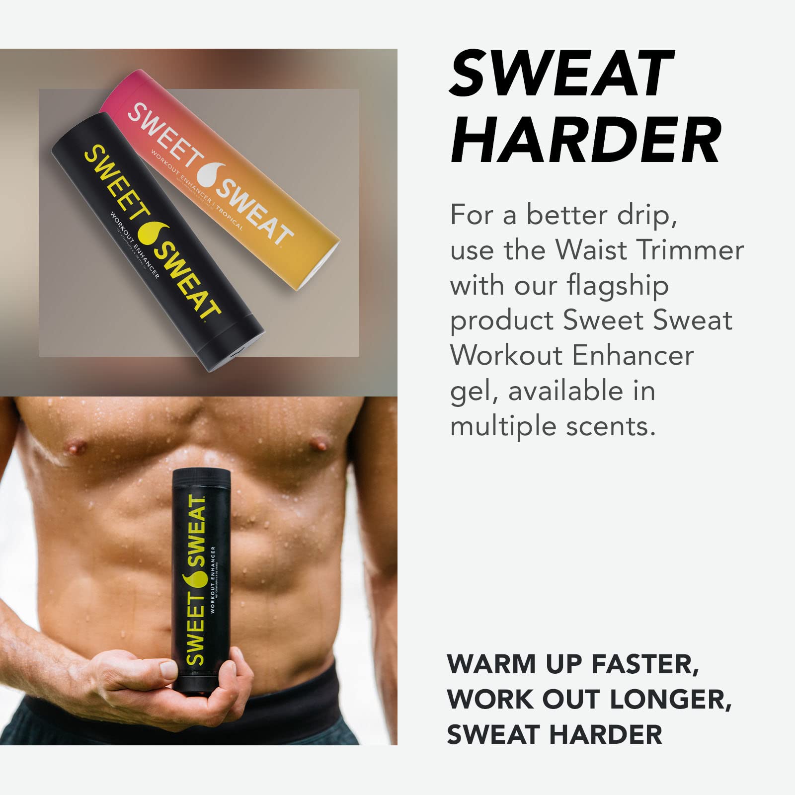 Sports Research Sweet Sweat Waist Trimmer Get More from Your Workout - Medium Sports Research buy australia supplements