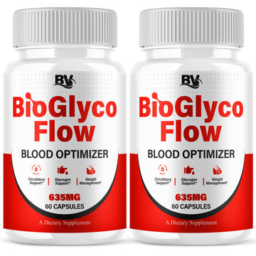 BioGlyco Flow Advanced Daily Multivitamin Health Support and All Natural Wellness Supplement Formula, BioGlyco Flow Premium Health and Wellness Support Formula Supplement (2 Pack - 120 Capsules) BLUE VIBE buy australia supplements