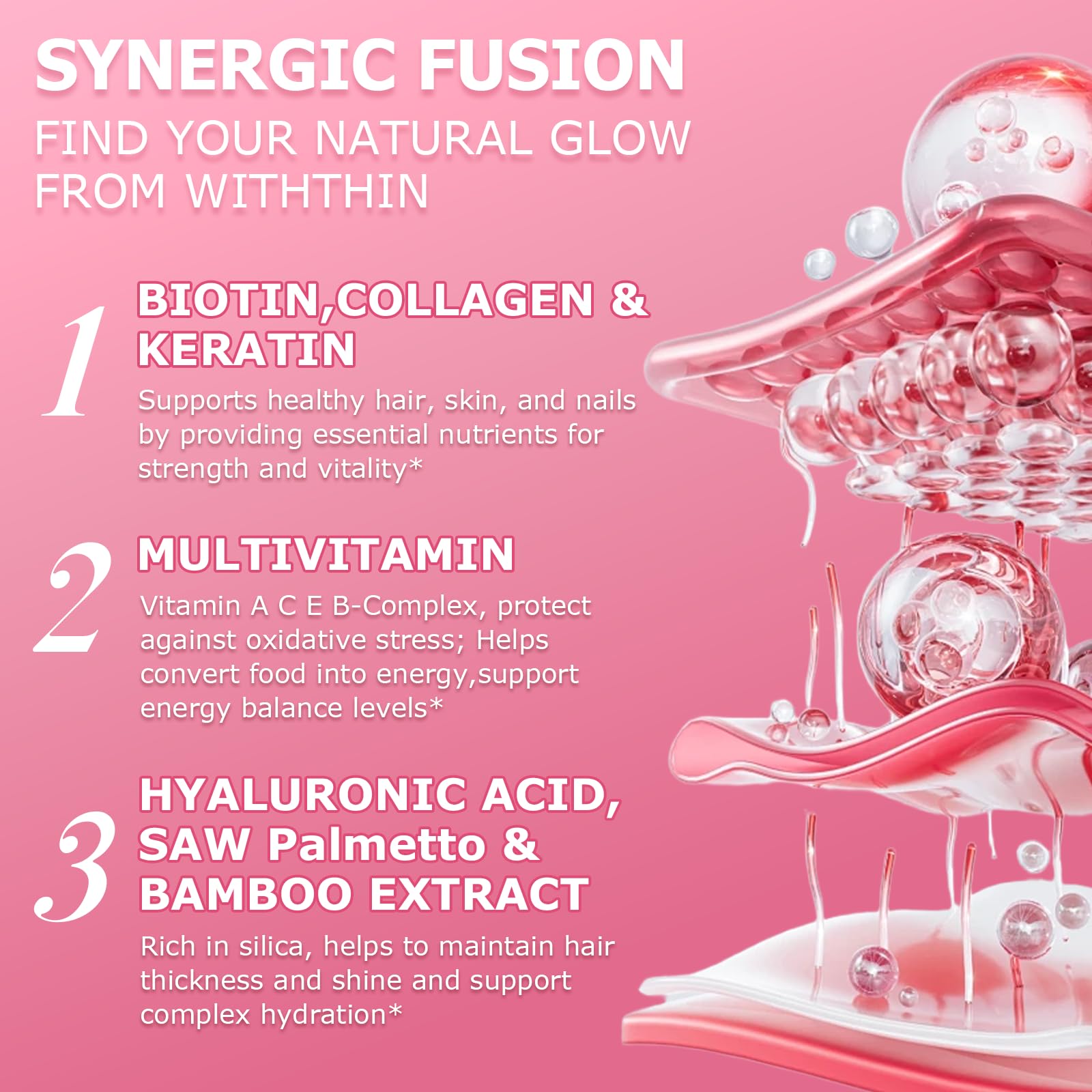 Pure Biotin 10000mcg Liquid Drop Optimal Solutions Hair Skin & Nails Vitamins Support w. Collagen Keratin Hyaluronic Acid Saw Palmetto, Biotin(Vitamin B7) for Hair Growth & Cellular Energy JUIWEFKK buy australia supplements