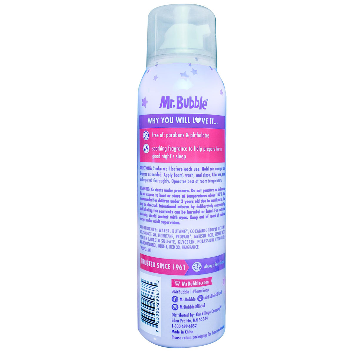 Mr. Bubble Calm & Sleep Foam Soap, 4 oz, 4 pack Mr. Bubble