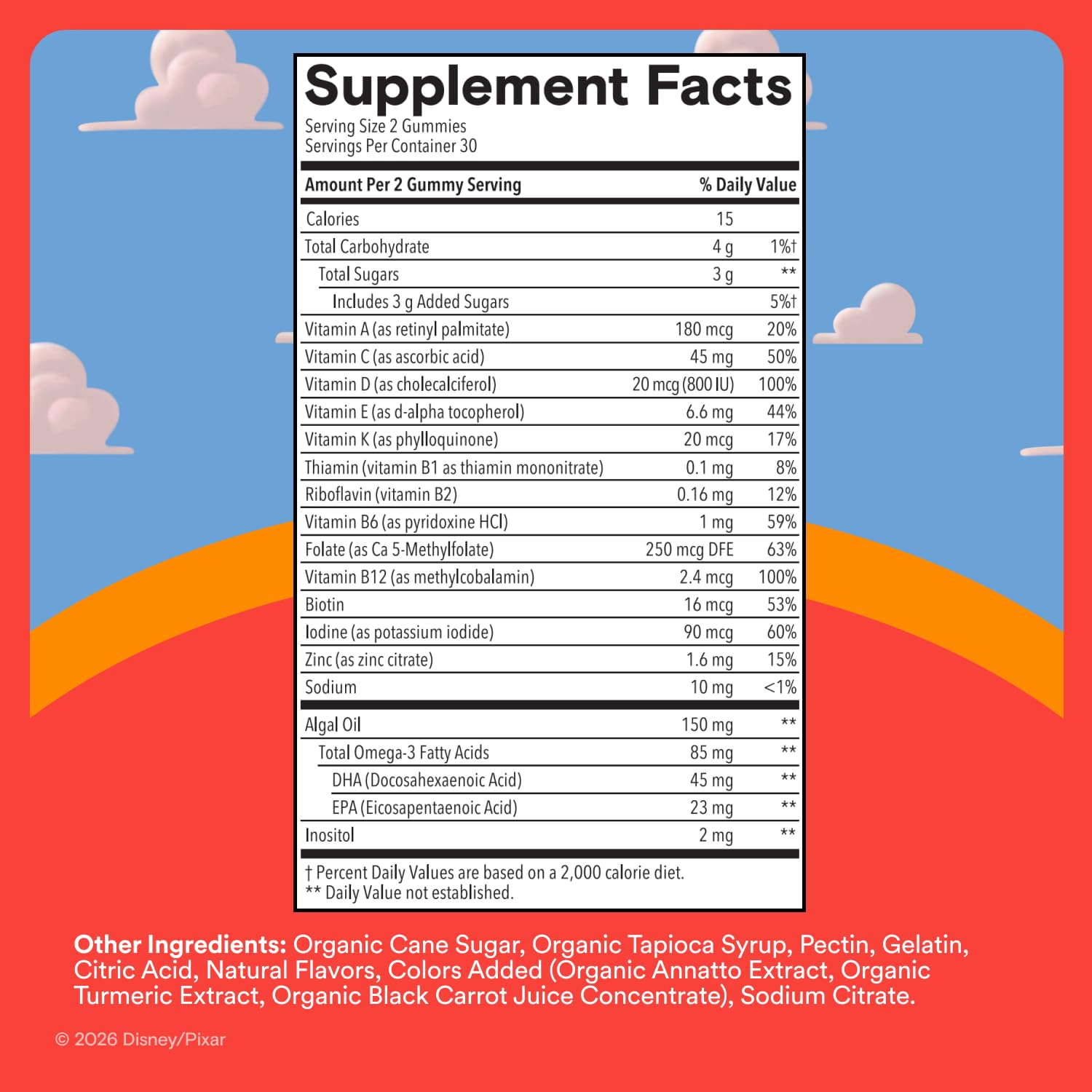 SmartyPants Kids Multivitamin Gummies with Omega 3 DHA/EPA, Vitamins D3, C, B12, B6, A, K, and Zinc, Gluten Free, Clean Label, Three Fruit Flavors, 60 Gummies (30 Day Supply) Gsupps Australia