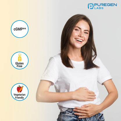 Puregen Labs Dairy Relief Natural Fast Acting Lactase Enzyme 3000 FCC, Lactose Intolerance Pills 90 Caplets P Puregen Labs