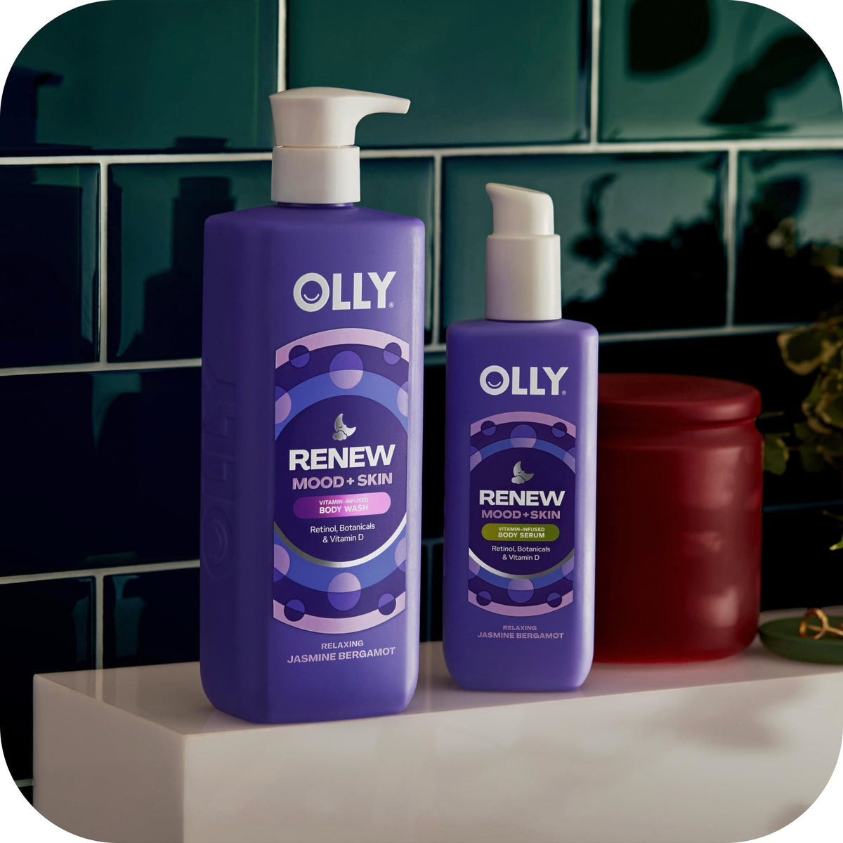 OLLY Renew Body Wash with Vitamin D, Retinol & Botanicals - 17oz OLLY