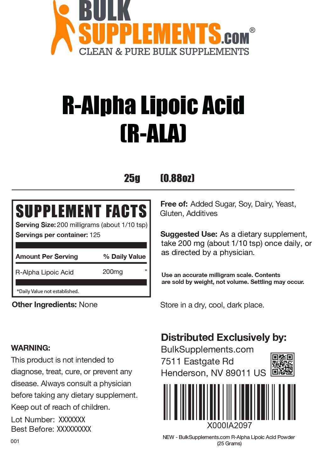 BULKSUPPLEMENTS.COM R-Alpha Lipoic Acid Powder - ALA Supplement, R Alpha Lipoic BULKSUPPLEMENTS.COM buy australia supplements
