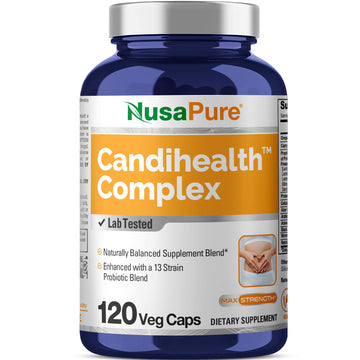 NusaPure CandiHealth Complex (Non-GMO, Vegan) 120 Veggie Capsules NusaPure buy australia supplements
