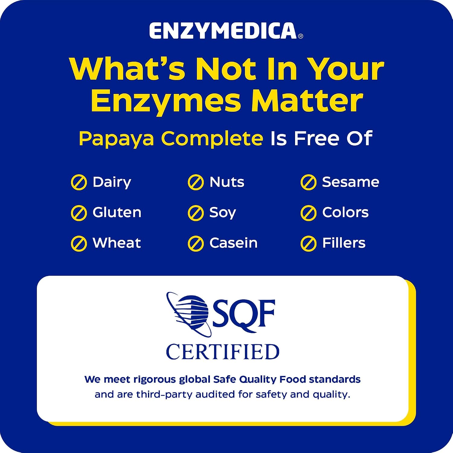 Enzymedica Papaya Complete - Papaya Enzymes Chewable, Digestive Enzyme Supplement for Women and Men, Digestion & Gut Health Support, High Potency Bromelain & Papain, Vegan, Gluten Free - 120 Tablets Gsupps Australia