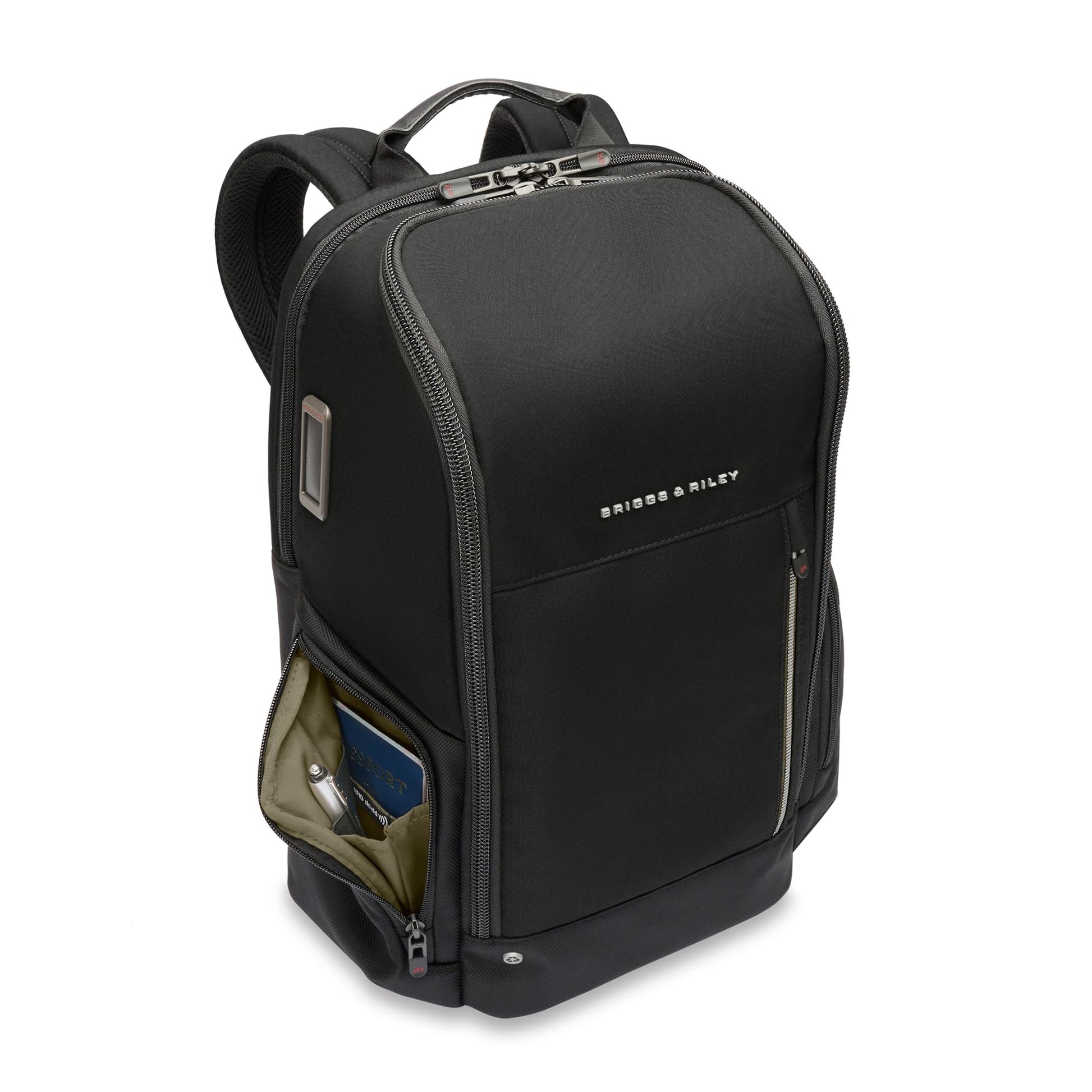 Briggs & Riley Medium Expandable Briefcase - Laptop Bag for Work & Travel, Briefs for Men & Women, Includes Shoulder Strap, Self-Repairing Zippers, Fits up to 15" Computer - HTA Collection, Black Gsupps Australia