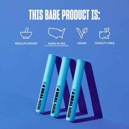 Babe Original 4 Real Mascara for Volume, Length & Lift, Black BABE ORIGINAL