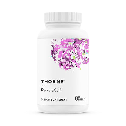 THORNE - ResveraCel - Nicotinamide Riboside with Quercetin Phytosome & Resveratrol - Supports Healthy Aging, Methylation, Cellular Energy Production & Metabolism THORNE