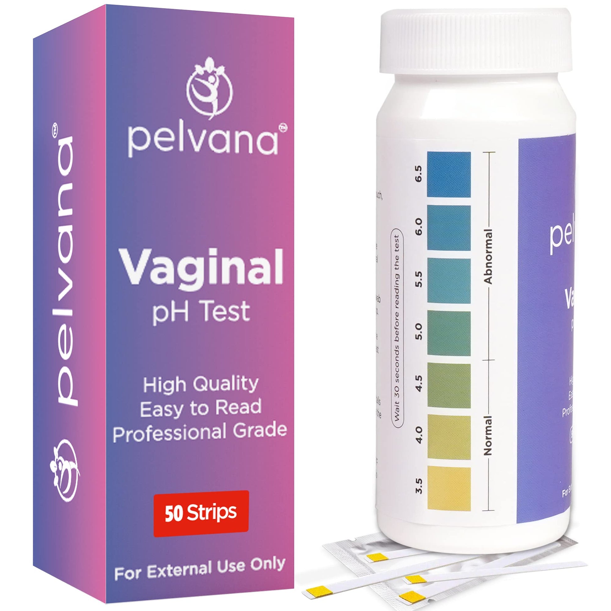 Pelvana Vaginal pH Balance Test Strips for Women 50 Strips - Vaginal pH Test Strips Pelvana buy australia supplements