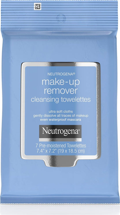 Neutrogena Makeup Remover Wipes, 7 ct, Travel Pack Neutrogena