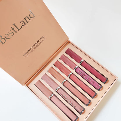 6Pcs Matte Liquid Lipstick Set, Waterproof Non Stick Cup Lip Gloss (Set A) BestLand