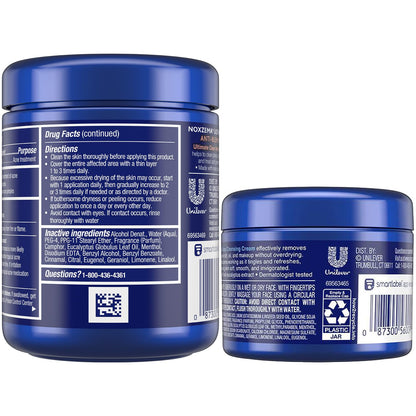 Noxzema Travel-Friendly Face Cleanser + Ultimate Clear Anti-Blemish Pads Noxzema