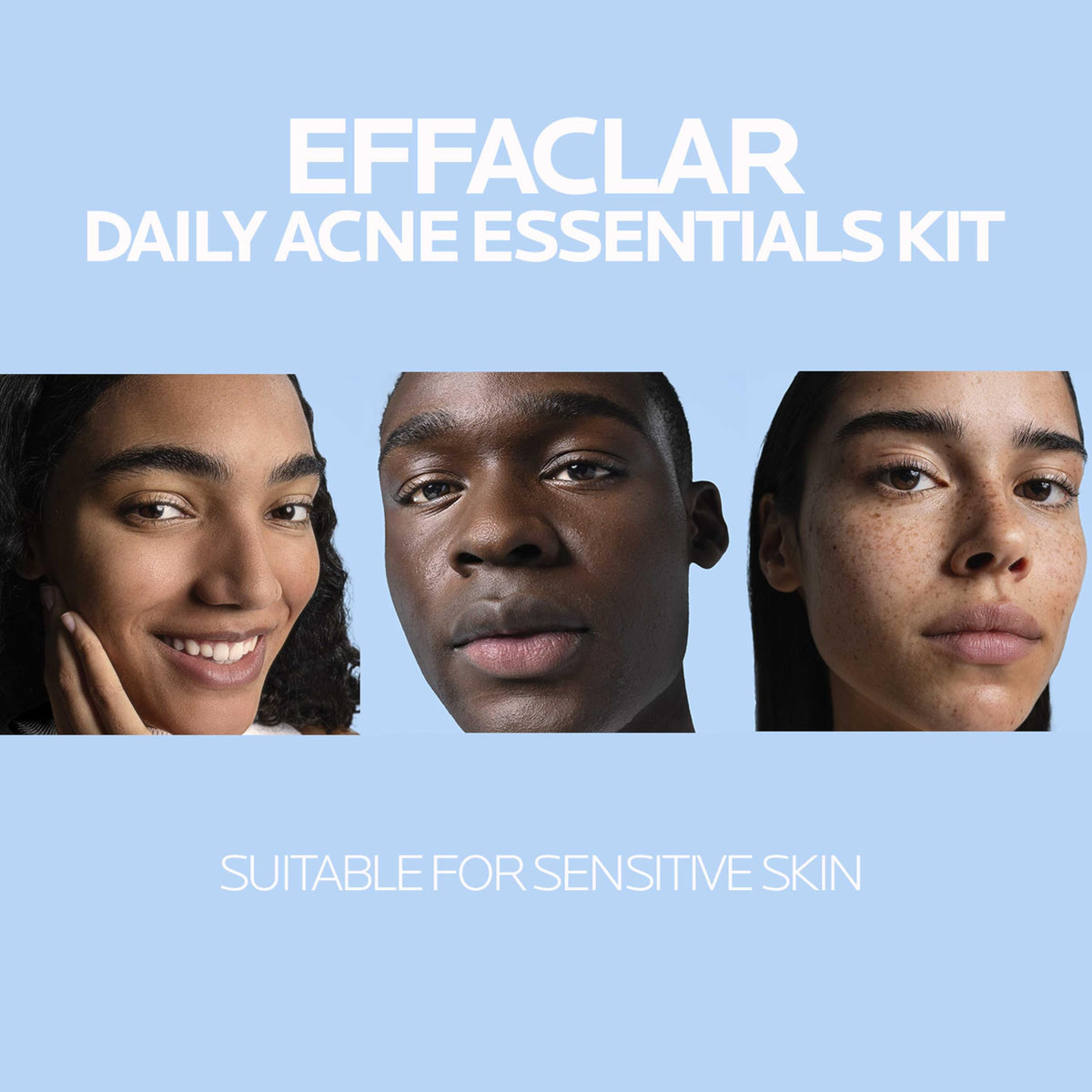 La Roche-Posay Effaclar Daily Acne Kit with Cleanser, Toner & Moisturizer La Roche-Posay