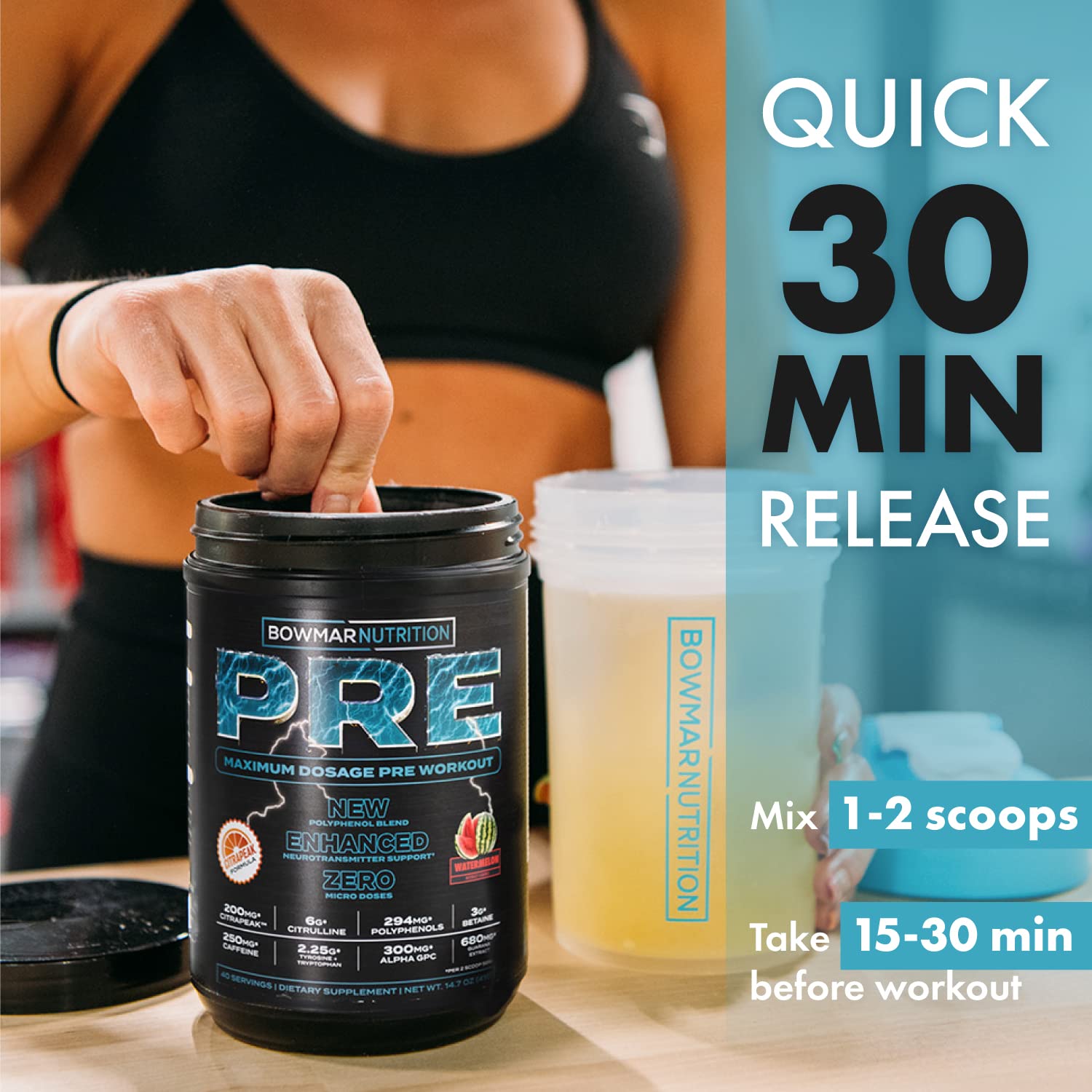 Bowmar Nutrition Pre Workout with Stimulants, Pre Workout Powder, Pump Supplement BOWMAR NUTRITION buy australia supplements