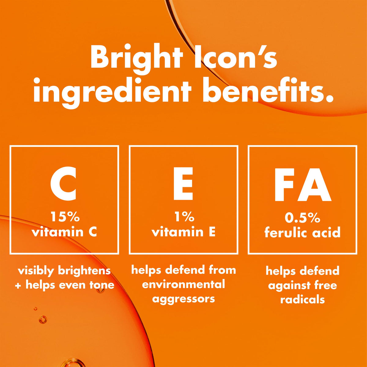 e.l.f. SKIN Bright Icon Vitamin C + E + Ferulic Serum, 1 oz e.l.f.