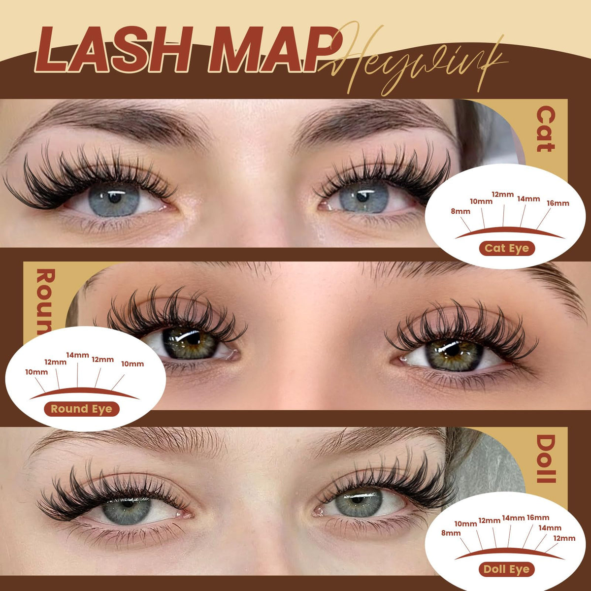 MissAiry Spider Breeze Lash Clusters Kit, Wispy Natural Eyelash Clusters DD Curly Lashes Cluster 8-16mm Cluster Eyelash Extensions Reusable Individual Lashes with Invisible Band for DIY at Home MissAiry