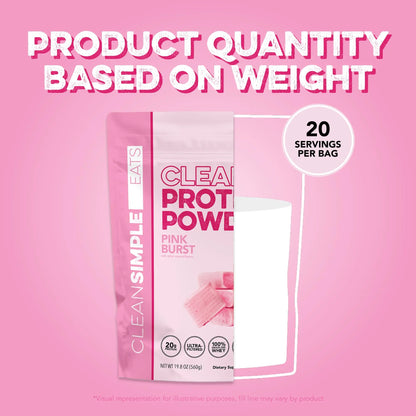 Clean Simple Eats Clear Protein Drinks, 20G Grass Fed Whey Protein Isolate, Ultra Filtered, Light & Refreshing Beverage, Low Lactose, No Artificial Ingredients, Clean Simple Eats