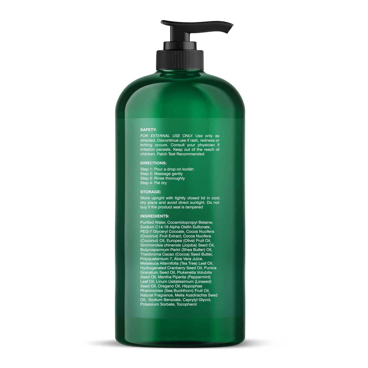 Botanic Hearth Tea Tree Body Wash -16 fl oz- All-Natural Antifungal & Odor-Control Shower Botanic Hearth