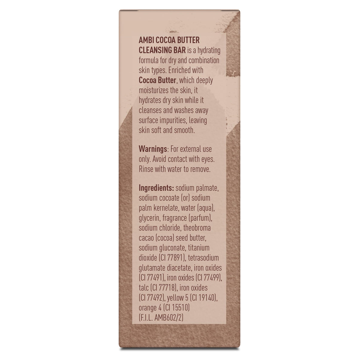 Ambi Cocoa Butter Cleansing Bar, 3.5 Ounce Ambi