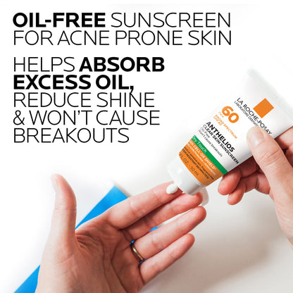 La Roche-Posay Anthelios Clear Skin Oil Free Face Sunscreen, SPF 60 1.7oz La Roche-Posay