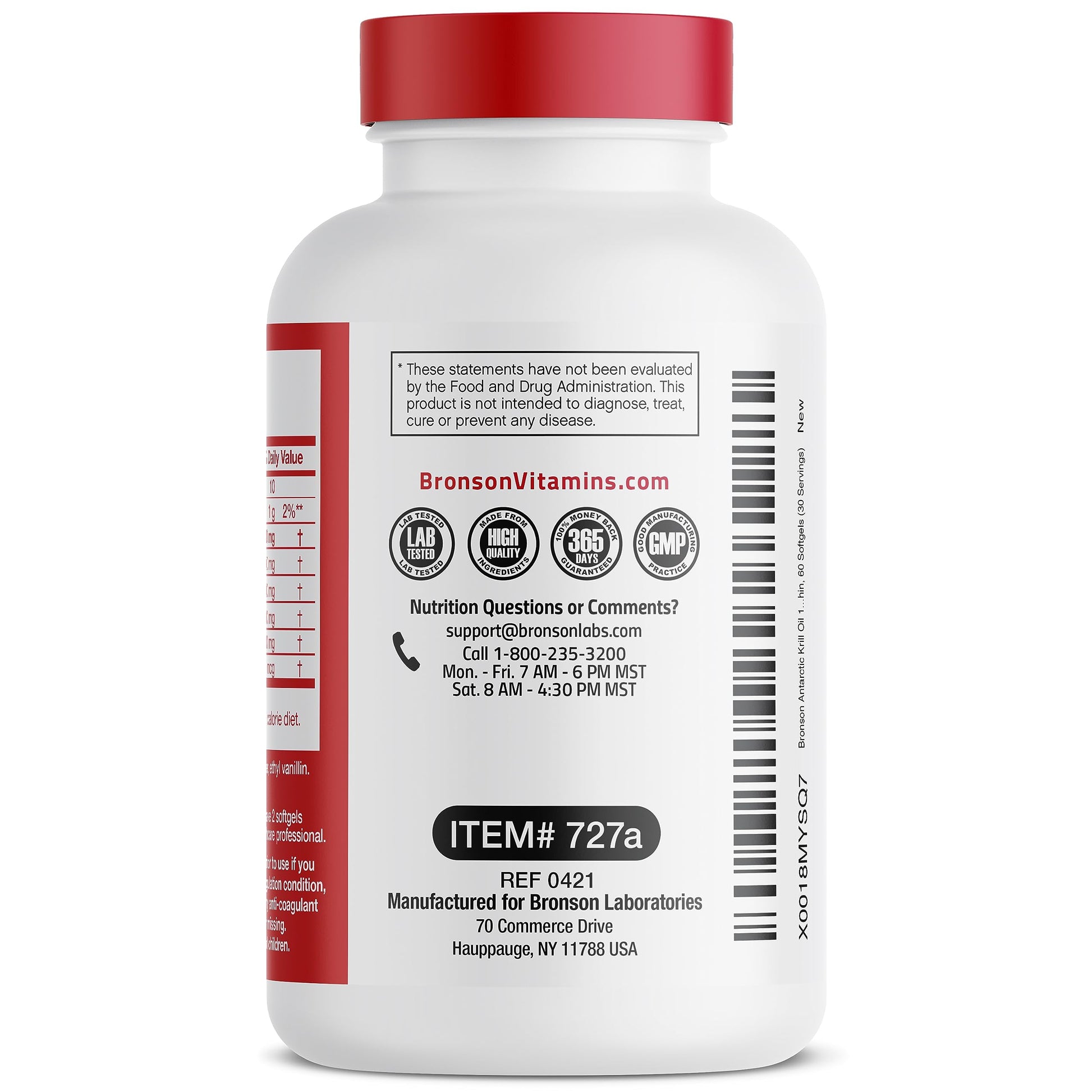 Bronson Antarctic Krill Oil 1000 mg with Omega-3s EPA, DHA, Astaxanthin Bronson buy australia supplements
