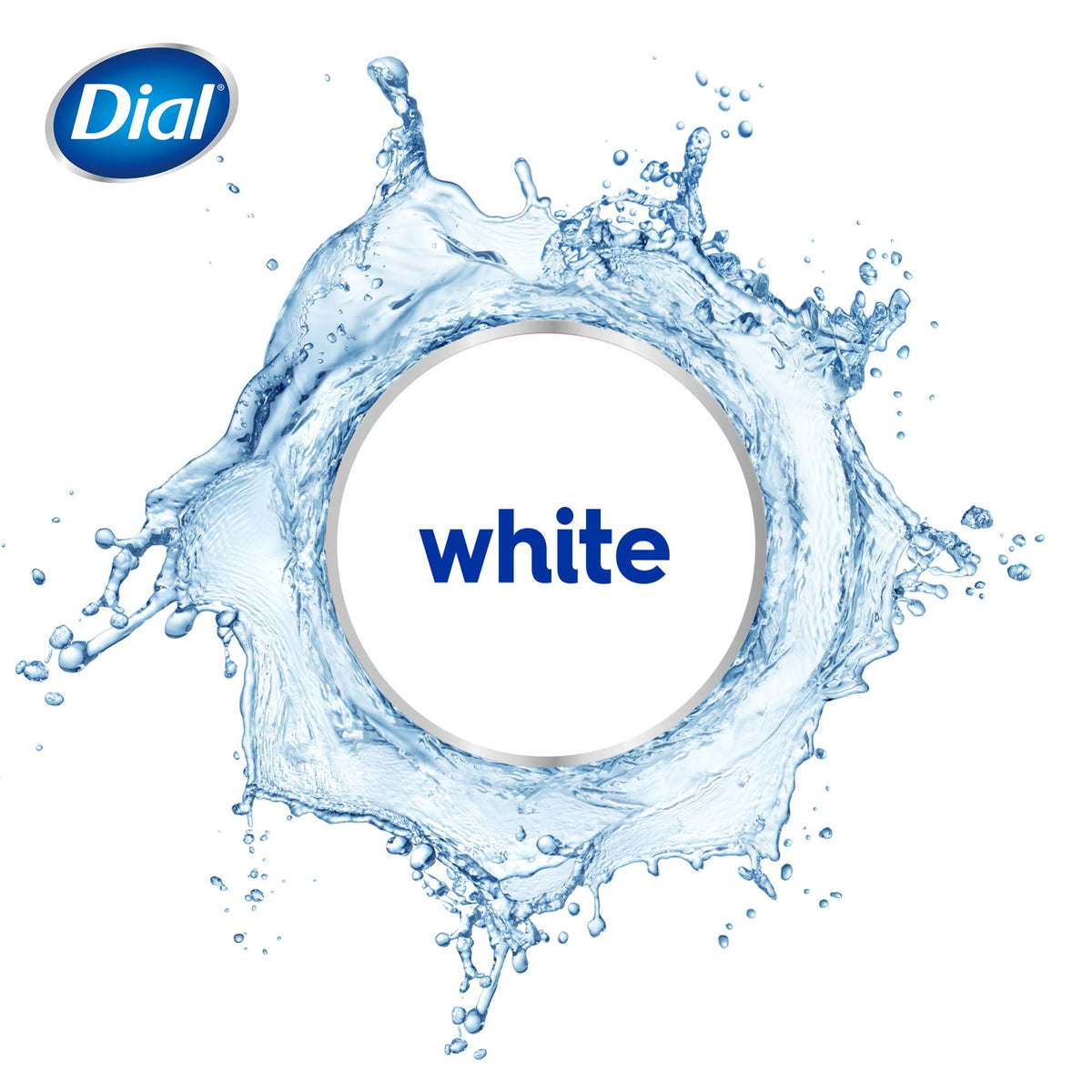 Dial Antibacterial Bar Soap, Refresh & Renew, White, 4 oz, 32 Bars Dial